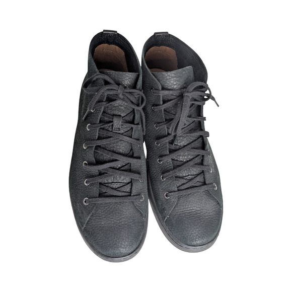 UGG Men\'s Pismo High Top Leather Sneakers Size 11 Black
